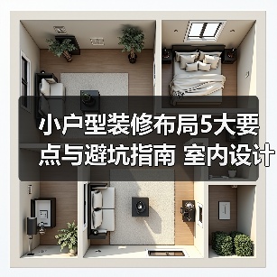 小户型装修布局5大要点与避坑指南 室内设计装修咨询