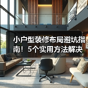 小户型装修布局避坑指南!5个实用方法解决空间难题(图1) 小户型装修布局避坑指南!5个实用方法解决空间难题(图1)