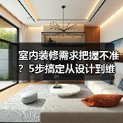 室内装修需求把握不准?5步搞定从设计到维护的经验分享(图2) 室内装修需求把握不准?5步搞定从设计到维护的经验分享(图2)