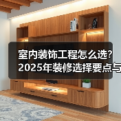 室内装饰工程怎么选？2025年装修选择要点与注意事项（图1）