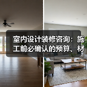 室内设计装修咨询：施工前必确认的预算、材料与风格细节（图2）