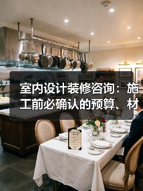 室内设计装修咨询：施工前必确认的预算、材料与风格细节（图1）