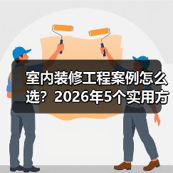 室内装修工程案例怎么选？2026年5个实用方法