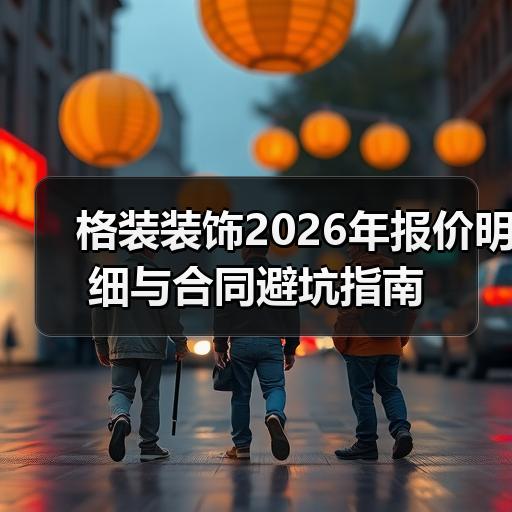 格装装饰2026年报价明细与合同避坑指南